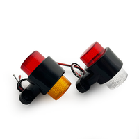 Éclairage automobile supplémentaire, lumière latérale double face bicolore, 10 LED rouge et blanc, rouge et jaune pour camion, remorque, fourgonnette