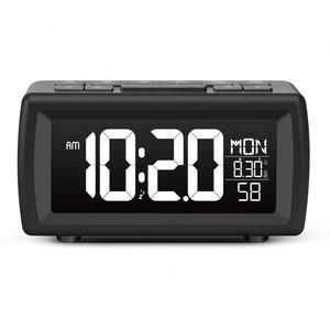 Modern Retro Classic <b>Desk</b> Clock Ultra-Clear VA Screen Digital <b>Electronic</b> Backlight LUMINOVA Alarm Workday Features New - Product Image 1