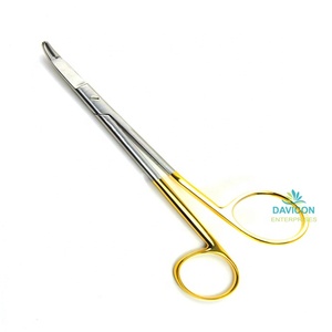 Porte-aiguilles Gillies 5,5 pouces (14 cm) avec pointes STR et inserts TC, manuel, certifié CE, pour usage hospitalier et clinique - Product Image 1