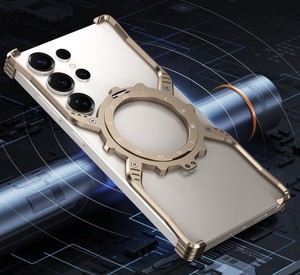 Funda Magnética de Aluminio con Rotación de 360 Grados para <span class=keywords><strong>Samsung</strong></span> Galaxy S26 S25 S24 S23 S22 Ultra, Estilo Ejecutivo de Lujo, Dropshipping - Product Image 5