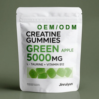 Emballage en vrac à prix compétitif Bonbons de créatine monohydrate Saveurs pomme/fraise/myrtille extraits de plantes