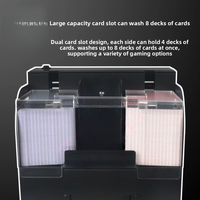 MIR08 Machine à mélanger les cartes automatique électrique Baccarat, silencieuse, ultra-rapide, qualité professionnelle de casino, plastique ABS, poker 5 kg