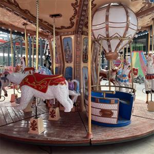 Grande juegos mecanicos <span class=keywords><strong>de</strong></span> feria carrusel infantil con led luces Capacidad 12 personas Instalado en parque <span class=keywords><strong>de</strong></span> atracciones - Product Image 2
