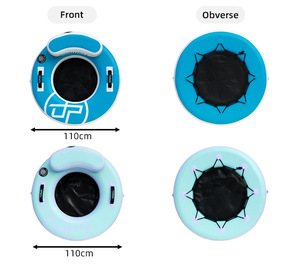 ड्रॉप सिलाई पानी खेल pvc पोर्टेबल बाहरी पानी फ्लोटिंग मैट फ्लोटिंग वाटर हैममॉक - Product Image 4