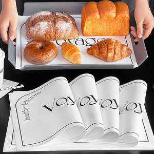 Nhà Máy Tùy Chỉnh Giá Cấp Thực Phẩm Chịu Dầu Tấm Mat Bánh Burger Bánh Sandwich Giấy Dầu Hấp Thụ Nướng Khay Đệm Giấy - Product Image 3