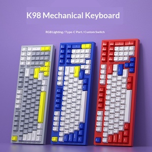 87-Key Steampunk Keycaps Wired Keyboard with Stand, USB Interface for Laptop <b>PC</b> Computer - Product Image 2