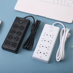 新时代新产品办公家居4插孔带模块化可扩展选项电源板美式插座电源 - Product Image 1