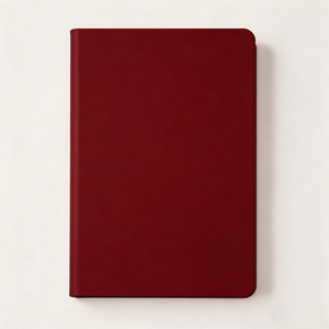 Agenda per Obiettivi in Pelle PU Bordeaux Personalizzata con <span class=keywords><strong>Copertina</strong></span> <span class=keywords><strong>a</strong></span> <span class=keywords><strong>Righe</strong></span> Goffrate per il Monitoraggio degli Obiettivi - Product Image 2