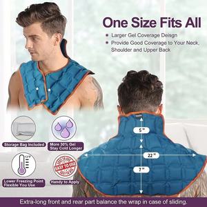 FarmaSino nouvel ensemble de combinaison pour le soulagement de la migraine chapeau de mal de tête réutilisable masque de glace <span class=keywords><strong>Gel</strong></span> compresse froide enveloppement de tête et bonnet de cou - Product Image 4