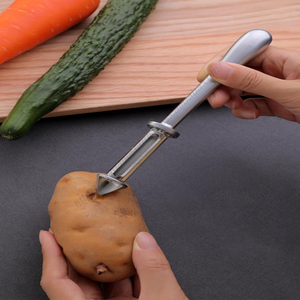 Vente en gros de éplucheurs à pommes de terre multifonctionnels en acier inoxydable de qualité supérieure Syh366 en forme de I - Product Image 5