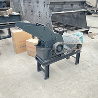Concasseur à marteaux, petite machine mobile pour pierres, graviers, minerai, granit, déchets de construction, blocs de ciment, fabrication de sable, moteur CC, max. 10t/h