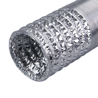 Conduits de ventilation de 8 pouces Tuyau de ventilation de ventilateur Conduit de ventilation flexible Feuille d'aluminium HVAC