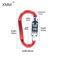 XMM-8047 Cadenas à combinaison à 3 chiffres en alliage de zinc, antivol, pour sac à dos, bagages, sécurité de la salle de sport, crochet de sécurité