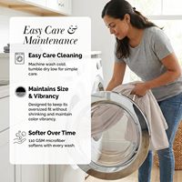 Ensemble de literie, 6 pièces, draps en microfibre ultra-doux avec drap plat surdimensionné et drap-housse profond Queen, 4 taies d'oreiller