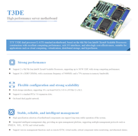 Carte mère de serveur E-ATX double socket T3DE, 4ème et 5ème génération Intel Xeon, DDR5, PCIe5.0, stockage cloud, hyper-convergence