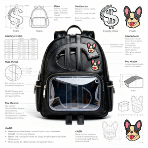 Bolsa Ita, Mochila de Anime Personalizada con MOQ Bajo, Bolsa Transparente Cruzada, Bolso de Mano Personalizado - Product Image 6