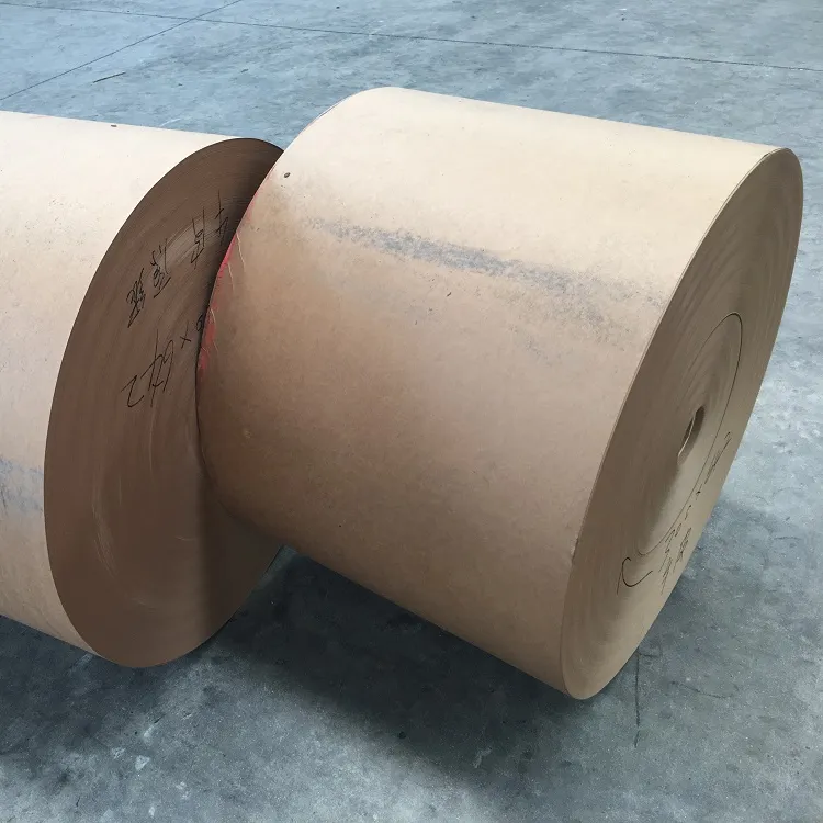 China Manufacturer Direct Supply Food Grade Recyclable 250gsm PE Coated Cup Raw Material Kraft Paper Rolls For Making Cups Bowls