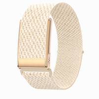 Bracelet intelligent élégant en alliage de titane sans écran, avec boucle magnétique, étanche IP68, bracelet en nylon tressé, cadeau pour femme, usage quotidien