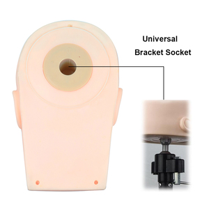 Beiqili <span class=keywords><strong>Pro</strong></span> Formation Mannequin <span class=keywords><strong>Tête</strong></span> Plate Pratique Maquillage Extensions de Cils, Mannequin Cosmétologie Mannequin Poupée Visage <span class=keywords><strong>Tête</strong></span> - Product Image 4