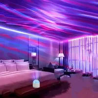 Projecteur laser étoilé de haute qualité en ABS, lampe de bureau LED multicolore galaxie avec télécommande, décoration d'ambiance pour chambre à coucher