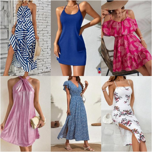 Robes pour femmes 2026 – Nouveaux modèles variés en polyester/coton – Vêtements d'été en gros de Chine/Guangzhou – Lot en vrac - Product Image 4