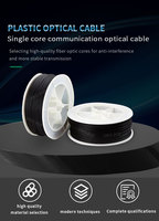 Câble Optique Prix Usine 2.2mm Autoportant Monocœur Fabricant Chinois Câble Fibre Optique Couche Extérieure en Résine Fluorée