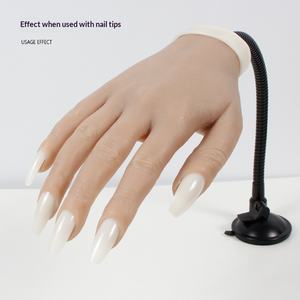 มือฝึกทำเล็บซิลิโคนเนื้อนุ่ม Zeal Shine แบบมีข้อต่อภายใน ทำจากมือจริงของผู้หญิง - Product Image 4