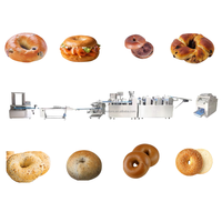 Machine à fabriquer des simit, formeur de cordes de pâte à bagels, ligne de production de bagels, convoyeur de refroidissement de bagels, machine à pain annulaire pour boulangerie