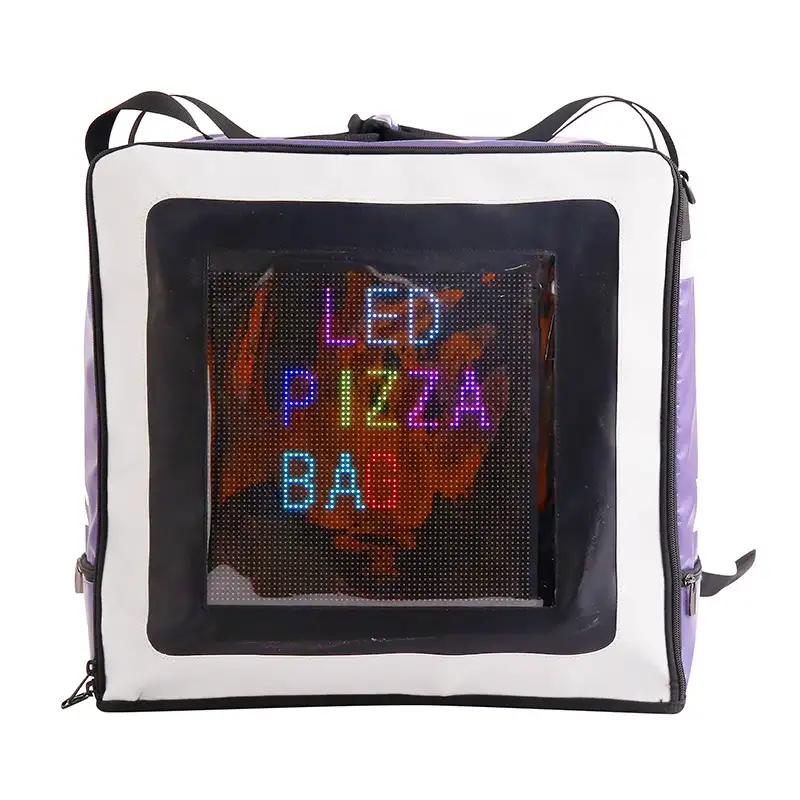 Wehd BSCI — sac à dos intelligent Wifi LED, avec écran d'affichage, étanche, pour la publicité, sac de livraison d'aliments