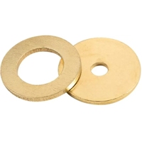 Rondelles plates en laiton DIN 9021 M3-M20 CEO, finition zinc, matériau en laiton, style fendu