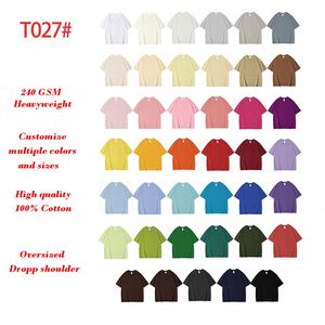 T-shirt Homme Oversize en Coton 100% 240 g/m² à Épaules Tombantes, Personnalisé avec Logo Imprimé en Relief, Idéal pour Tenues de Sport et Équipes – Vente en Gros - Product Image 2