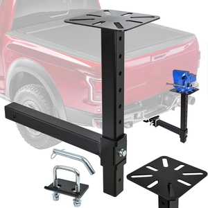 AMBITION Heavy Duty Hitch <strong>Vise</strong> Mount Plate Adjustable Height <strong>Vise</strong> Holder For 2-Inch Receiver Portable <strong>Bench</strong> <strong>Vise</strong> Stand For Truck - Product Image 1