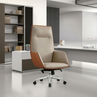 Chaises de bureau modernes pour visiteurs et cadres, assorties au bureau de direction, avec mécanisme multifonctionnel pour usage en bureau ou hôtel