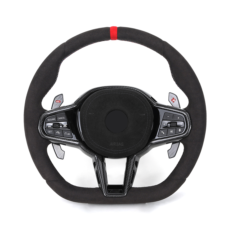 Full Alcantara+Red Strip