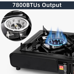Kits d'outils pour <span class=keywords><strong>barbecue</strong></span> d'extérieur Réchaud à <span class=keywords><strong>gaz</strong></span> de <span class=keywords><strong>camping</strong></span> manuel simple et léger au butane - Product Image 5