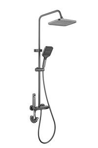 Nuevo juego de ducha de grifos termostáticos de cuatro funciones a prueba de explosiones resistente al calor Simple hogar Baño suave Jet Spray - Product Image 2