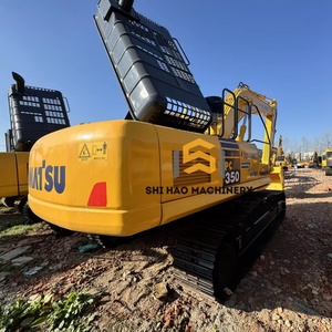 Excavadora de cadenas usada Komatsu PC350-7 japonesa de 35 toneladas, casi nueva, de alta calidad, con pocas horas de uso, para minería - Product Image 1
