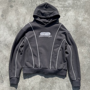 เสื้อฮู้ดดี้ทรงหลวมแบบครอป ผ้าเฟรนช์เทอร์รี่พรีเมียม ปักลายตามสั่ง ไซส์ใหญ่ น้ำหนักมาก สำหรับผู้ชายและผู้หญิง - Product Image 1