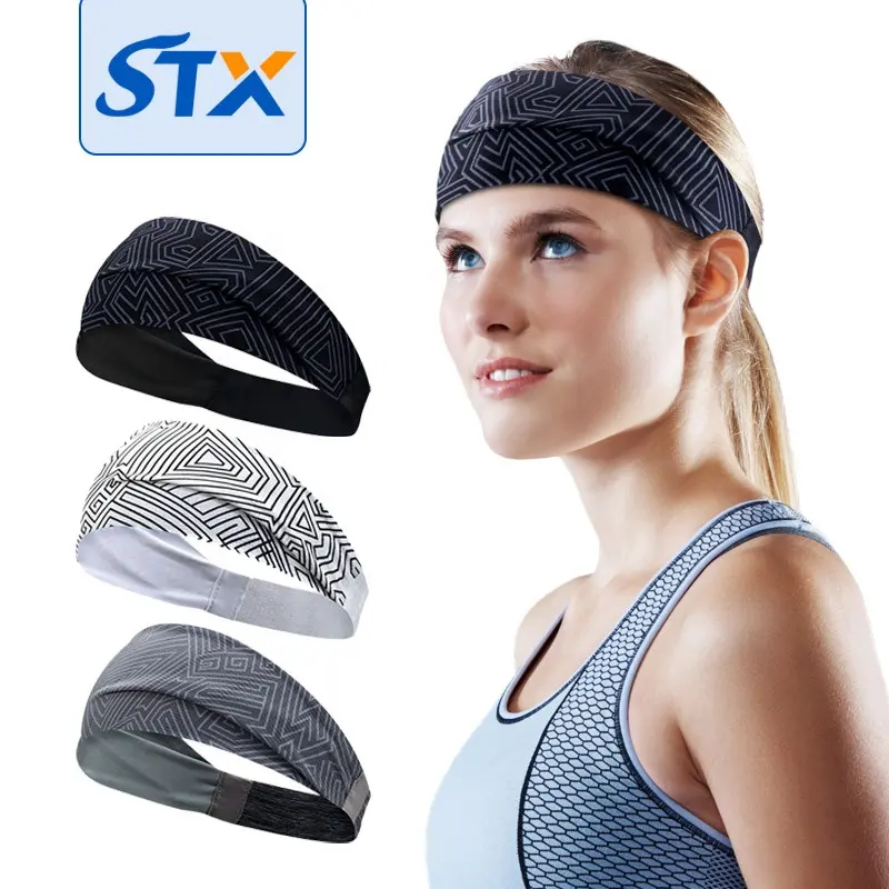 Shuntaixin Volleyball Fitness Mens Gym Softball Sports Exercise Hair Sweat Bands Headband Basketball Sweatband Run Bulk Custom