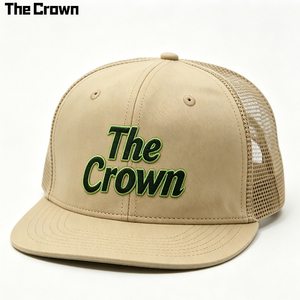 Custom Logo Suede Front 6 Panel Trucker Hat Wholesale Bulk Two-Tone 3D Puff Embroidery <b>Cap</b> Single Row Snapback Manufacturer - Product Image 3