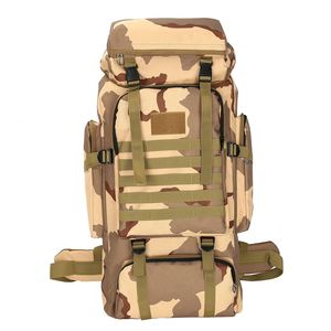 56-75L Outdoor Tactical Multi-Functional Softback Large Capacity Camping Hiking Cycling <b>Backpack</b> - Product Image 1