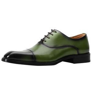 Zapatos de cuero para hombre, zapatos de fiesta de charol, zapatos hechos a mano de alta gama, zapatos clásicos de cuero para hombre - Product Image 2