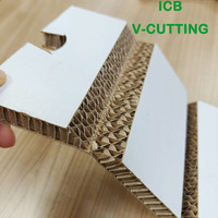 Panneaux d'affichage pour salons professionnels en carton ondulé inversé en papier kraft T10mm/16mm, économiques et en gros, pour panneaux multimédia