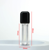 Flacons de gloss à lèvres luxueux de 5 ml, tubes de gloss à lèvres personnalisés, logo personnalisé, flacon de gloss à lèvres en métal, emballage liquide vide pour blush