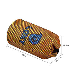 Sac à dos en polyester de marque personnalisée imprimé par sublimation bleue personnalisé sac à dos de sport à cordon de basket-ball avec maille - Product Image 6