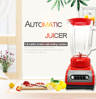 4-snelheidsblender 1500ml met zesknopsbediening, functies voor kloppen, pureeren, hakken en pulseren, geschikt voor fruit, groenten en het maken van ijsblokjes.