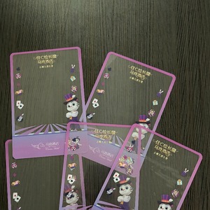 Tarjeta Transparente Coleccionable Personalizada para Hotel, Impresión Frontal y Trasera en PVC con Logotipo y Diseño Personalizados para Souvenir IP - Product Image 1