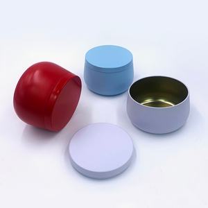 Boîtes en métal rondes en gros pour emballage de bonbons, de menthes, de cadeaux, de bougies parfumées sans soudure - Product Image 6