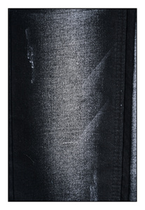 Tissu denim noir en coton, polyester, rayonne et élasthanne TR – Fabricant de tissus denim - Product Image 2