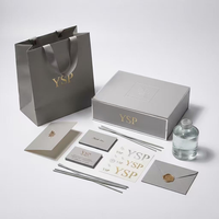 Caja de Regalo Rígida Magnética de Lujo Personalizada al por Mayor con Inserto de Espuma para Difusor de Fragancias para el Hogar y Embalaje de Varillas